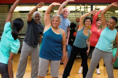 photo of exercise class